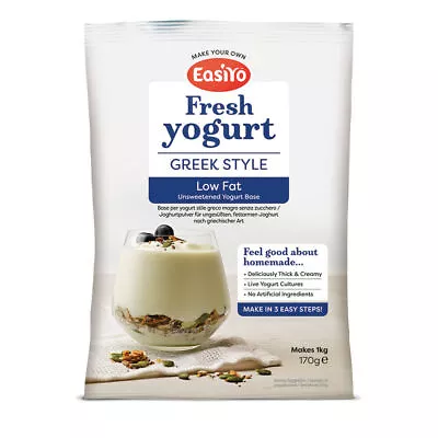 Easiyo Low Fat Greek Style Yogurt Mix 170g Sachet - 1 Litre Using Yoghurt Maker • £5.29