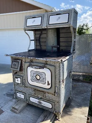 $2400 • Buy Beautiful Antique Home Comfort Wood Cook Stove!  Wrought Iron Range Company 1908