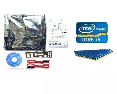 INTEL I5 3450s QUAD CORE CPU DH67BL MEDIA MOTHERBOARD 8GB MEMORY RAM COMBO KIT • $349.99