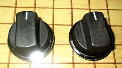 PAIR(2) Viking VGSU Range Knobs Black (incl. Bezel)  G5003075BK  PB010154 • $38.95