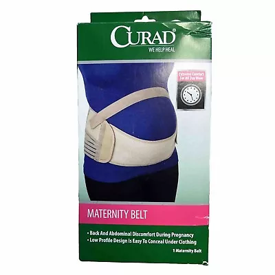 New Curad Care Maternity Support Belt Medium Beige Pregnancy Support Comfort • $13.88