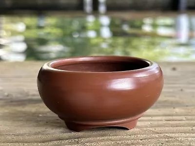 Vintage Japanese Round Shohin Mame Pot By SYOUHACHI 2.75” • $75