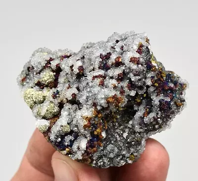 Chalcopyrite With Quartz - Casteel Mine Iron Co. Missouri • $35