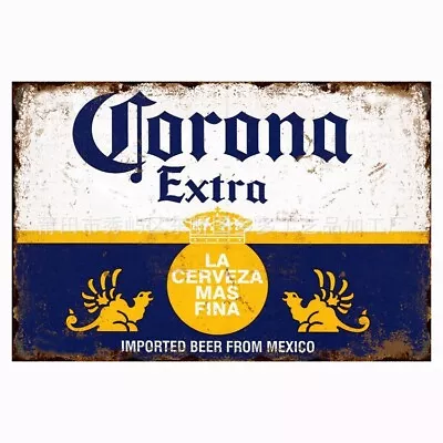 Corona Extra Metal Tin Signs Bar Shed & Man Cave Signs 200x300mm • $8.95