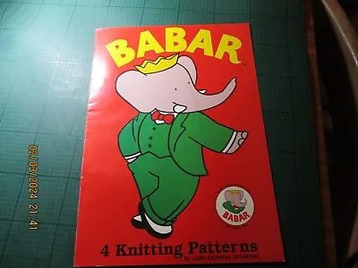 Vintage Babar  Gary Kennedy Intarsia Pattern Book Chest 24  To 40  Brand  New Dk • £5.99