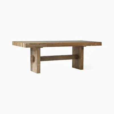 $650 • Buy West Elm Emmerson 72  Reclaimed Pine Rustic Farmhouse Dining Table $1,400 O.R.