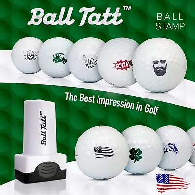 BALL TATT Golf Ball Stamp Marker Quick Dry Stamp Long Lasting Self-Inking. • $14.95