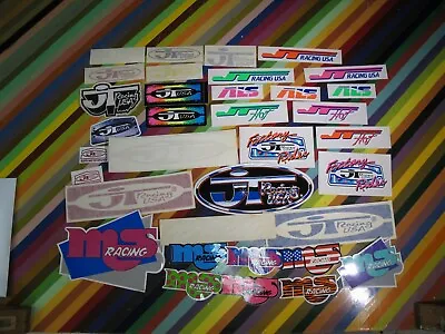 Vtg 1980s 1990s Motocross BMX Sticker -  JT Racing • $34