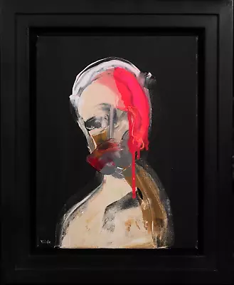 20th Century Modern Figurative Portrait Of A Female By VLAD MARIAN (Vladinksy) • £4000