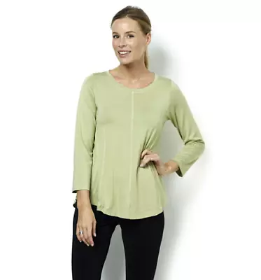 £40 • Buy Yong Kim Panel Detail Jersey Tunic Citrine UK 12 Rrp £100.50 DH7 FF 03