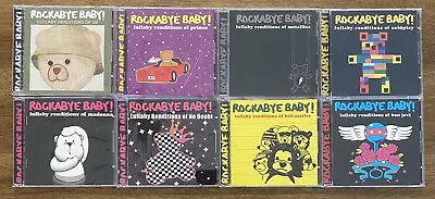 Lot Of 8 Rockabye Baby! CD’s Used Bo Jovi Prince U2 Metallica Coldplay  • $6.99