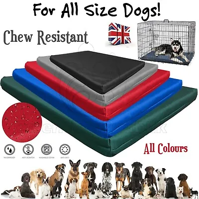 £32.99 • Buy Heavy Duty Waterproof Dog Cage Mat Chew Resistant Mattress Outdoor Crate Bed Pad