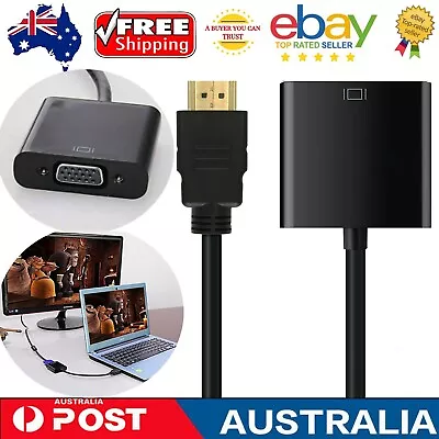 HDMI To VGA Adapter Converter For PC Laptop Monitor Projector & Audio Line Out • $10.49