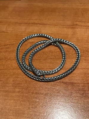 $119 • Buy Trollbeads Original Foxtail 13238 Necklace Silver 15 In   TAGNE-00002 NEW!