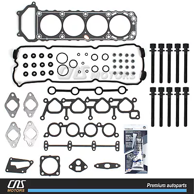 Graphite Head Gasket Set W/ Bolts For 1993-2001 NISSAN Altima 2.4L DOHC KA24DE • $38.98