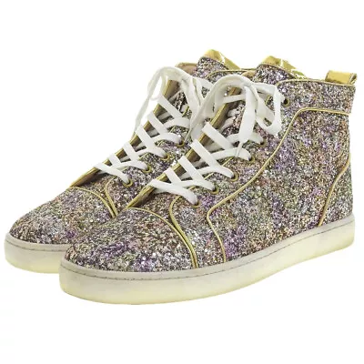 Christian Louboutin Christian Louboutin Glitter High Top Sneakers Shoes Men'... • $226