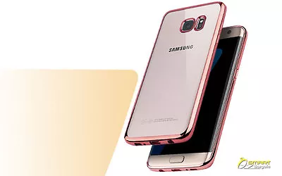 Chrome Soft TPU Jelly Gel Fancy Case Cover For Samsung Galaxy S7 S7 Edge • $4.99