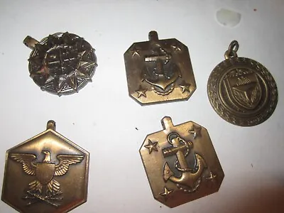Lot Of 5  U.s. Military Medals  No Ribbons • $12.99