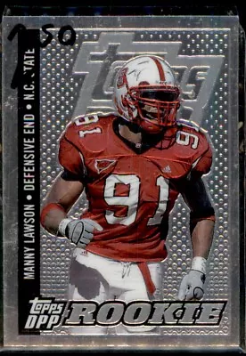 2006 Topps Draft Picks & Prospects Manny Lawson Rc Nc State Wolfpack #143 • $3