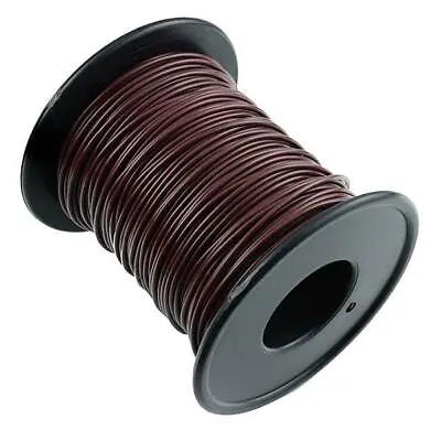£11.99 • Buy Brown 0.5mm² 16/0.2mm Stranded Copper Cable Wire 50M