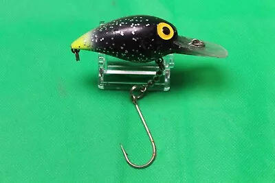 Vintage Storm Wiggle Wart Fishing Lures Black Glitter • $8.50