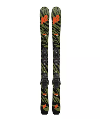 K2 Indy Jr Skis + 4.5 FDT Bindings - 2024 - Boys - 88 Cm • $219.95