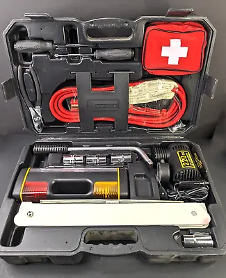 Michelin Premium Emergency Roadside Kit HD Cables Tools Air Compressor First Aid • $79.99