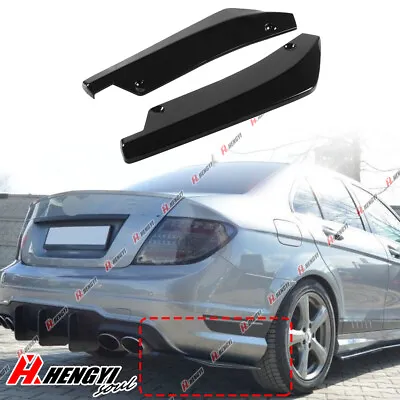 Rear Bumper Side Splitter Lip For 08-14 MERCEDES W204 C250 C300 • $18.99