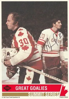 Hof Legend Vladislav Tretiak Great Goalies Summit Series Signed Card #74 • $20