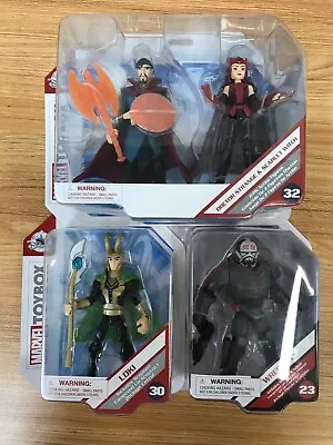 Disney Store Marvel Toybox Doctor Strange And Scarlet Wrecker Loki • £16