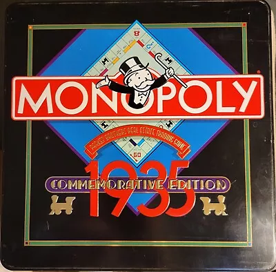 Monopoly 50th Anniversary 1935-1985  Commemorative Edition Board Game In Tin Box • $18.98