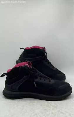 Timberland Womens Pro 455 A1Z4P Black Pink Anti-Fatigue Sneaker Shoes Size 9 • $22.74