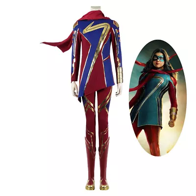 The Marvels Ms. Marvel Costume Cosplay Suit Women's Outfit Ver3 • $219.89