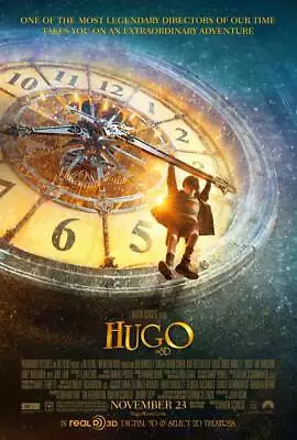 HUGO 27x40 Movie Poster - Licensed | New | USA | Theater Size [B] • $24.99