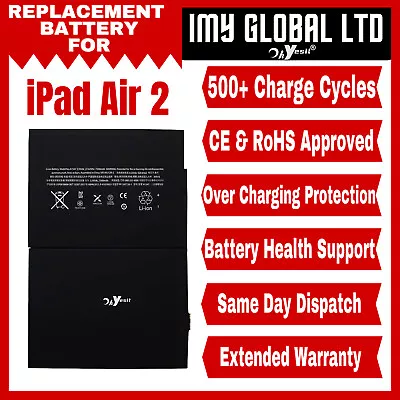 £15.79 • Buy OHYESIT® Replacement Battery Apple IPad Air 2 A1566 A1567 7340mAh