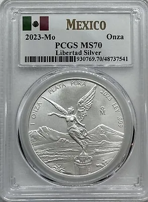 2023 1 Oz Mexico Silver Libertad Coin PCGS MS 70 - 1 Onza • $64.95