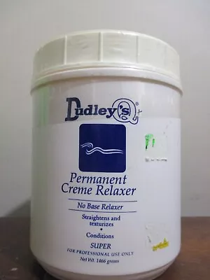 Dudley Permanent Creme Relaxer Super Straightens And Texturizes 1466 Grams • $79