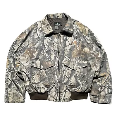 RedHead Camouflage Hunting Bass Pro Shops Full Zip Jacket Size XL • $34.50