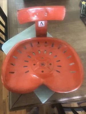 Vintage Tractor Seat With Backrest. Farmhouse Decor-Unknown Maker • $25.33