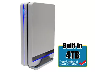 Avolusion HDDGEAR PRO X 4TB External Gaming Hard Drive For PS5 HDD Upgrade White • $79.99