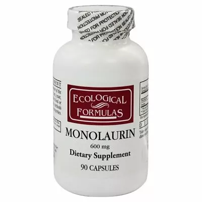 Ecological Formulas - Monolaurin 600 Mg. - 90 Capsules (Formerly Cardiovascular • $53.93