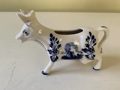 Beautiful Blue And White Cow Creamer..small • £7.99