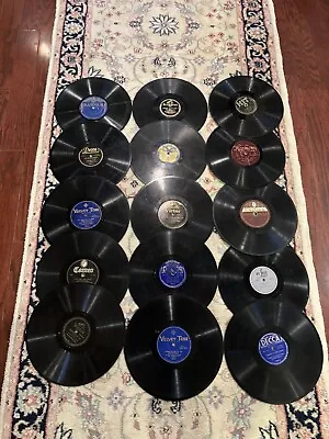 Collection Of 15 1920s Vintage RPM 78 Records Velvet Tone Decca Cameo Victor • $9.99