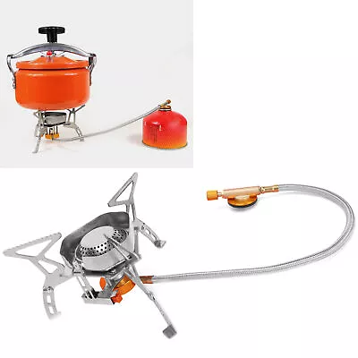 Mini Gas Stove Portable Integrated Stove Windproof Camping Oven For Courtyard AA • £19.26