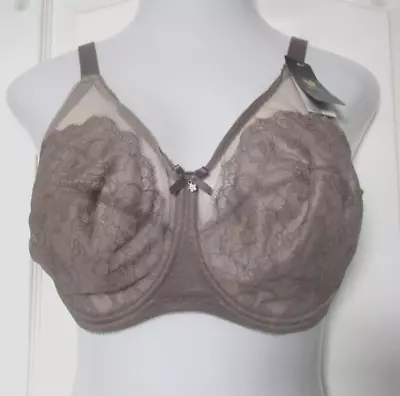 Wacoal Retro Chic Underwire Bra Size 34G Style 855186 Cappuccino (909) • $35.95