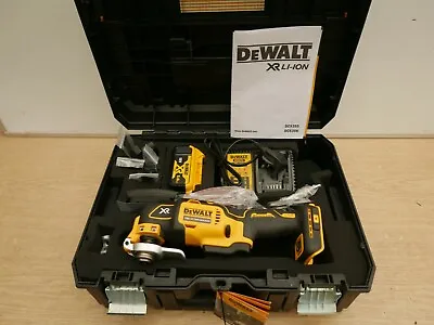 £209.89 • Buy DeWALT DCS356P1 XR 18v 3 Speed Multi Tool 37pce Kit 1 X 5 Ah Battery + Tstak