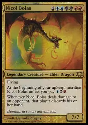 MTG Nicol Bolas Near Mint Foil From The Vault: Dragons • $13.99