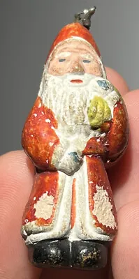 Hertwig Antique 2” German Santa Early Santa Miniature Santa 2” Fantastic • $124.99
