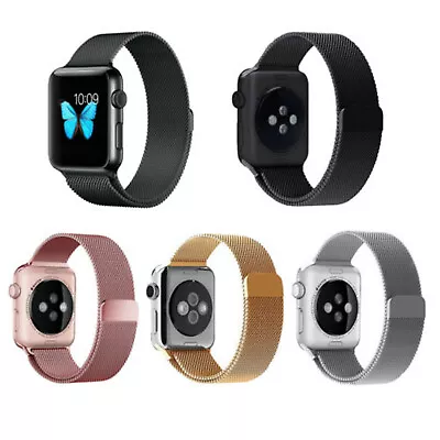 $20.99 • Buy Milanese Loop Strap For Apple Watch All Series Iwatch Stainless Steel Wrist Band