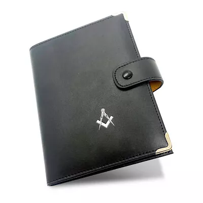 New Masonic Soft Faux Leather Ritual Book Cover Lodge Freemasons Ritual Book • £14.39